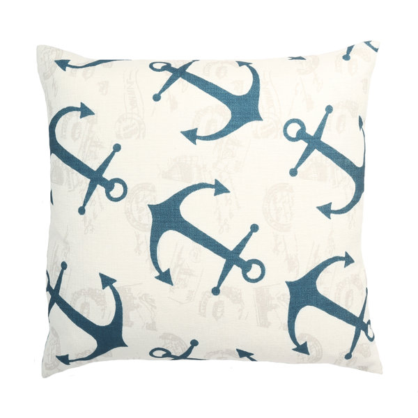 Breakwater Bay Fenwick Landing Nautical Polyester Throw Pillow Wayfair